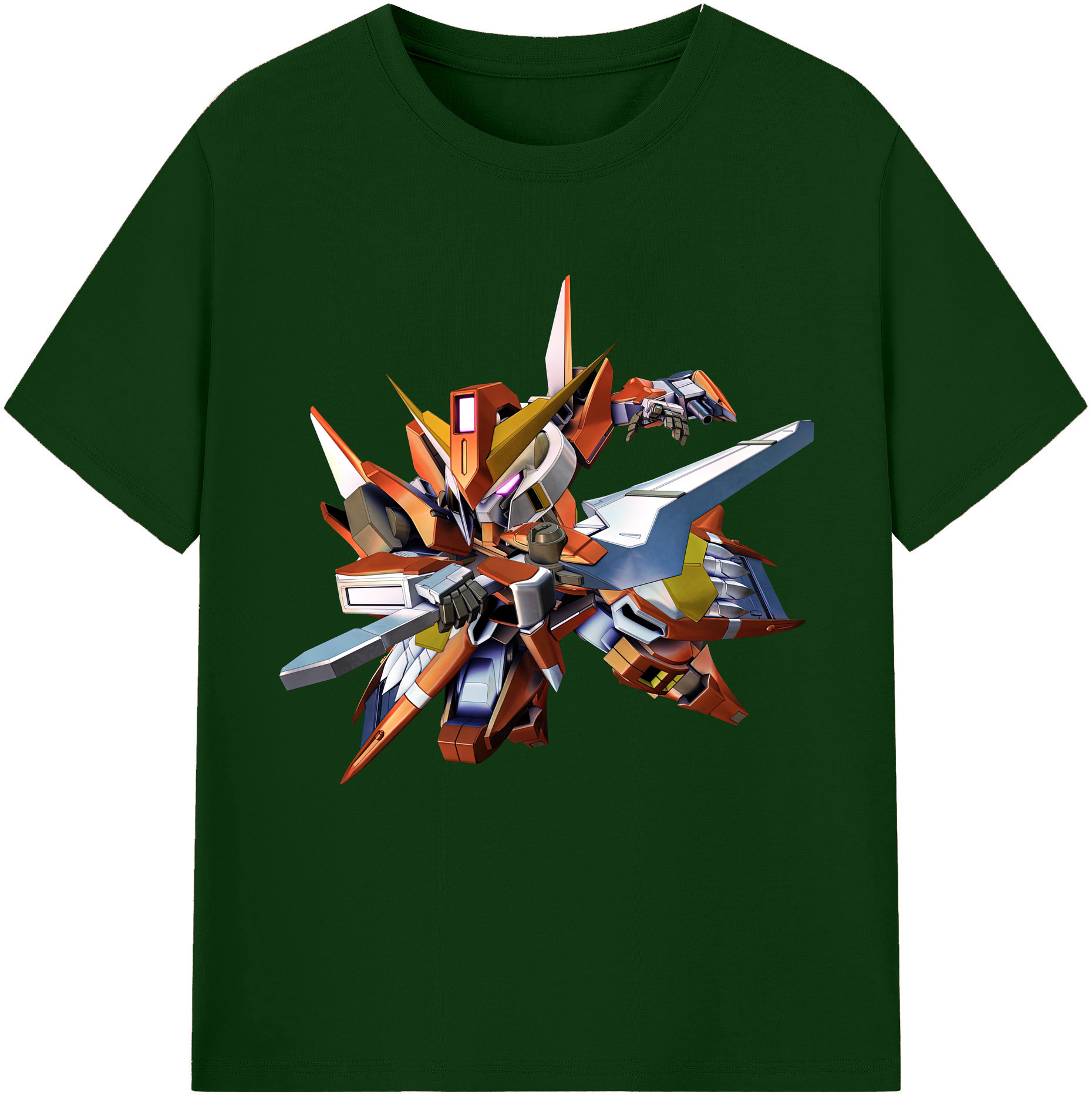 （画像用） 機動戦士ガンダム Mobile Suit Gundam 綿100％半袖Tシャツ（フロントプリント）